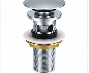 Chrome Plated Pop-Up 1-1/2" Ez-Flo
