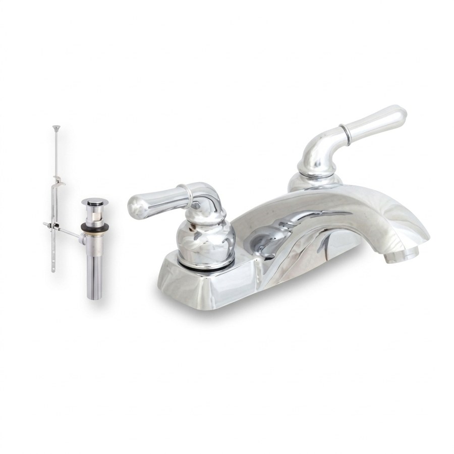 Basin Mixer โ Lever handle with pop-up