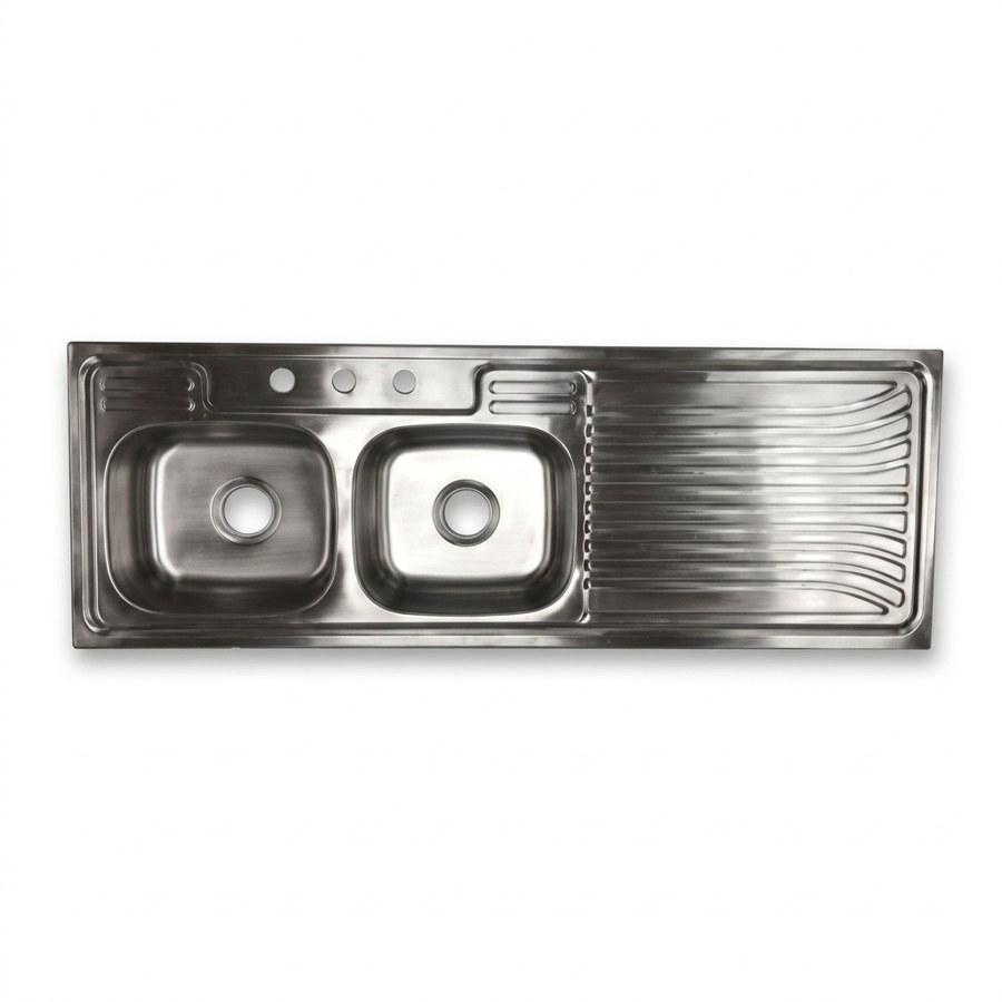 SS Kitchen Sink โ Single bowl, right drain.