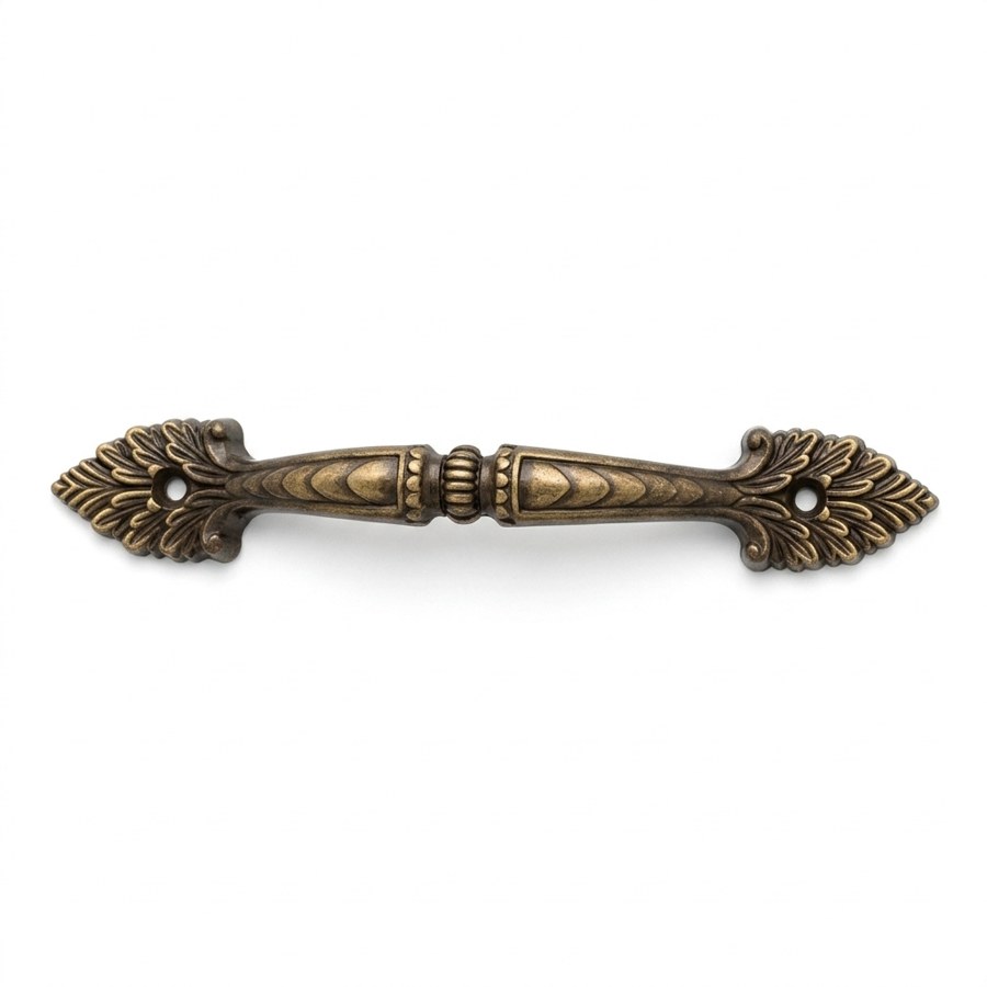 Draw Pull โ 120mm antique brass