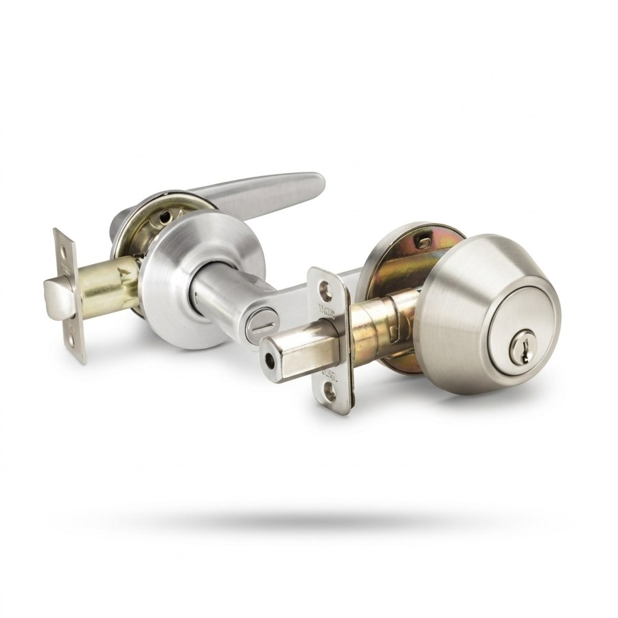 Combination Entry Lock Dover+Kent — Antique copper