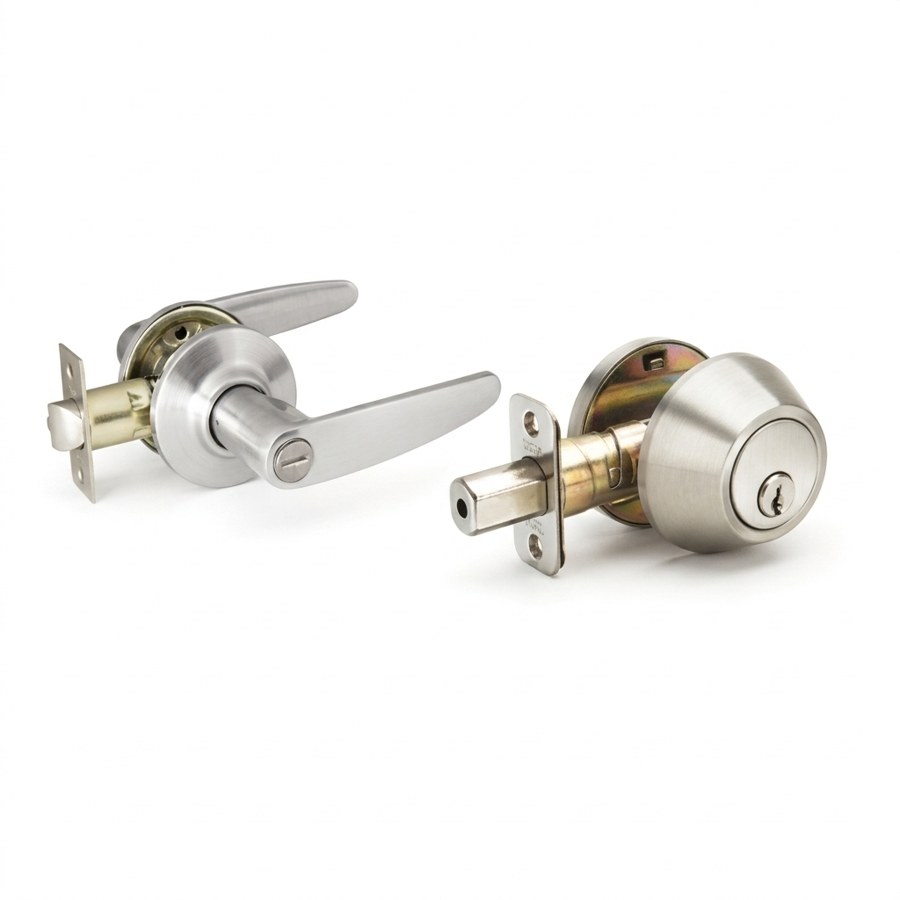 Combination Entry Lock Dover+Kent โ Satin chrome