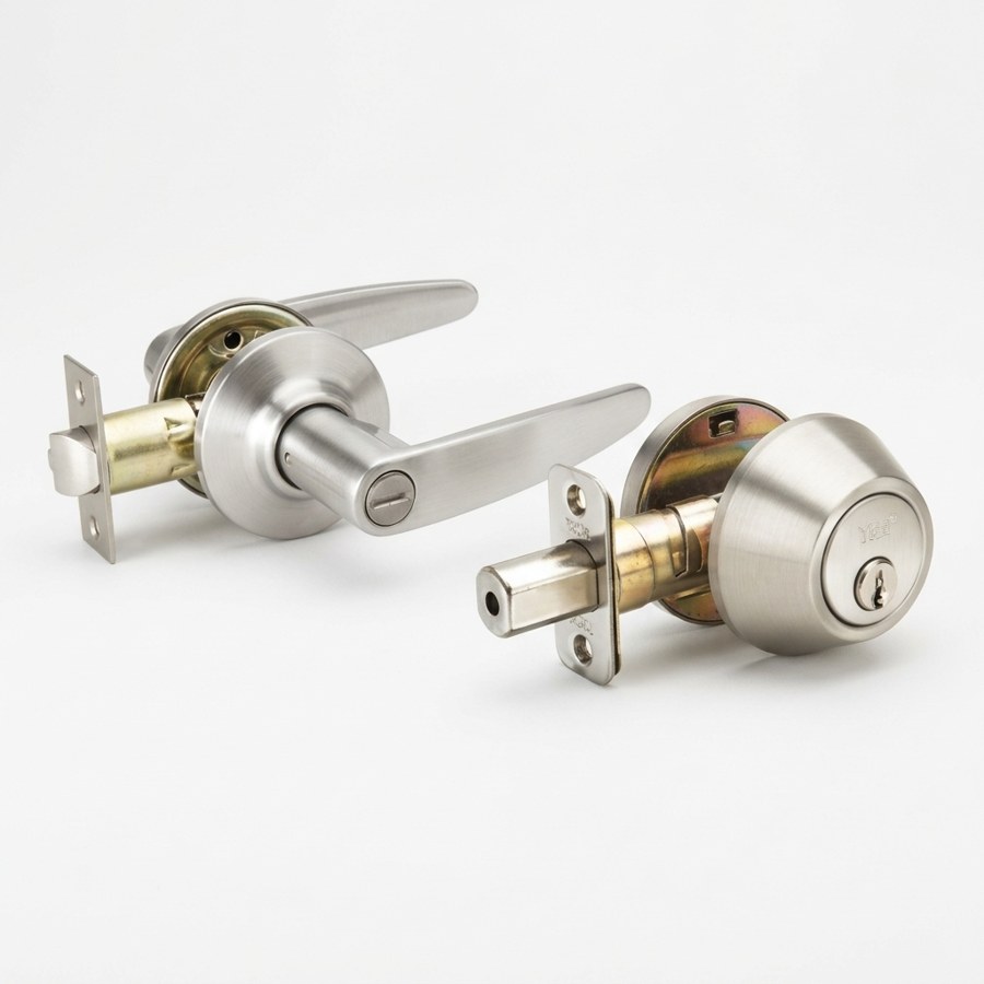 Combination Entry Lock Dover+Kent — Chrome