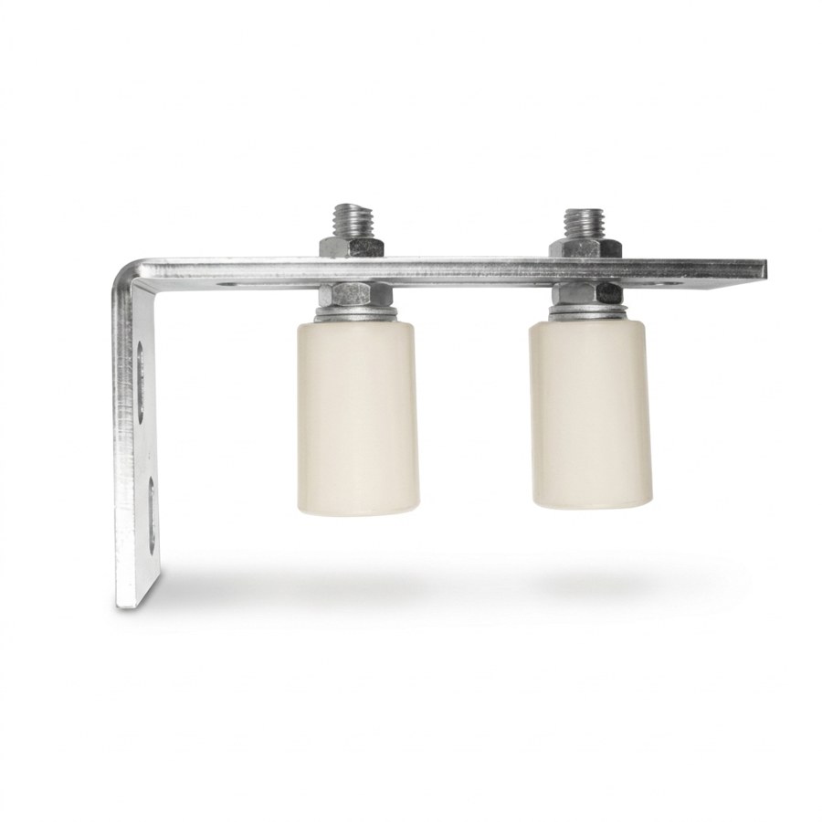 Sliding Gate Roller Guide With L-Bracket โ 4"