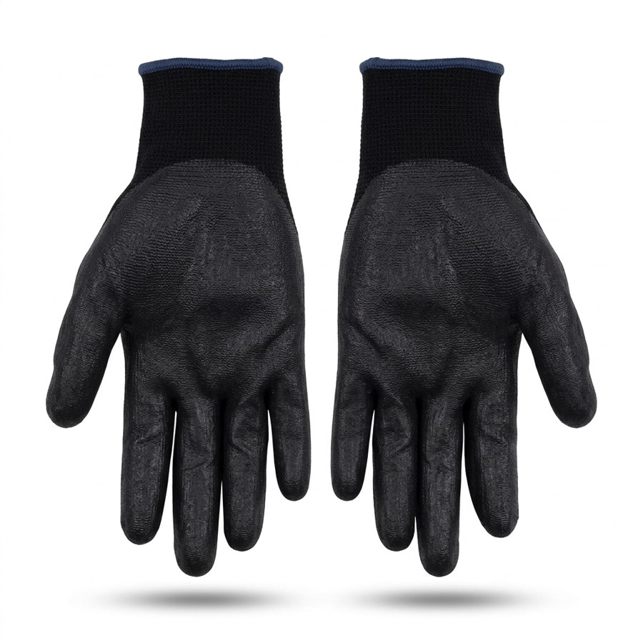 All Purpose Grease Gloves โ Black/grey XL