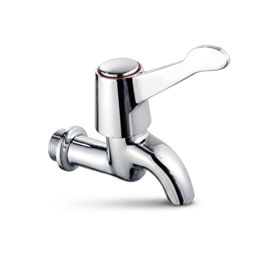 1/2" Quarter Turn Lever Bib Tap (Hot & Cold Pair) โ Mercia chrome