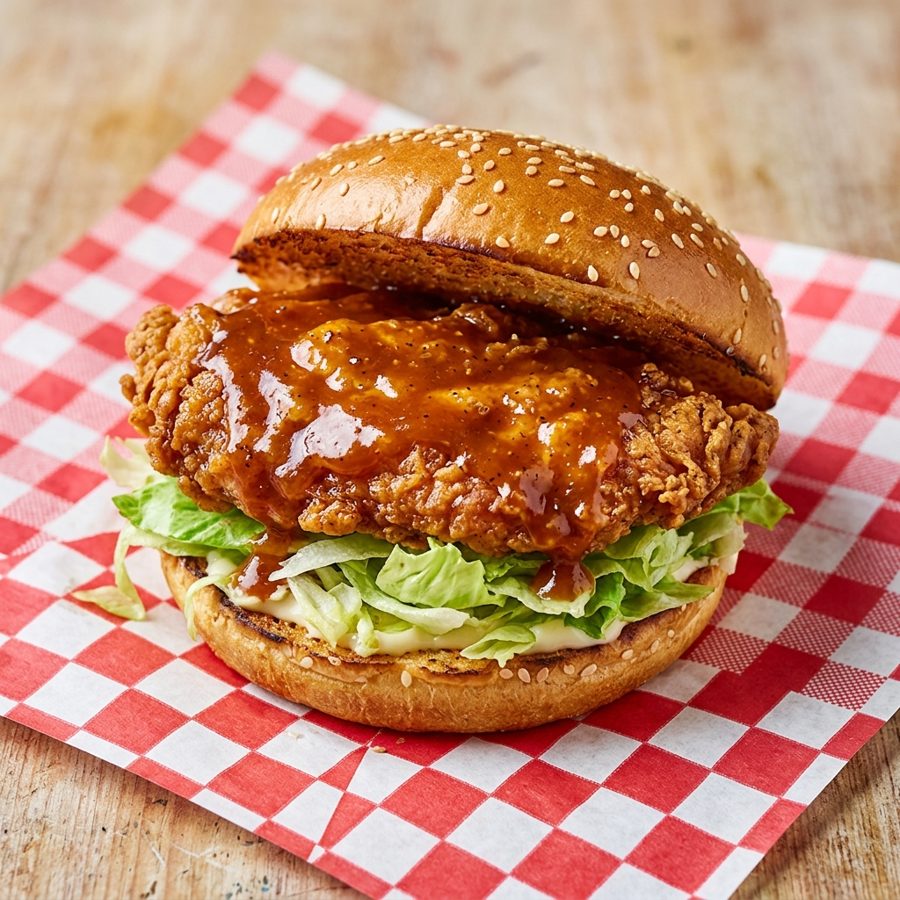 KFC BBQ Zinger Sandwich Only
