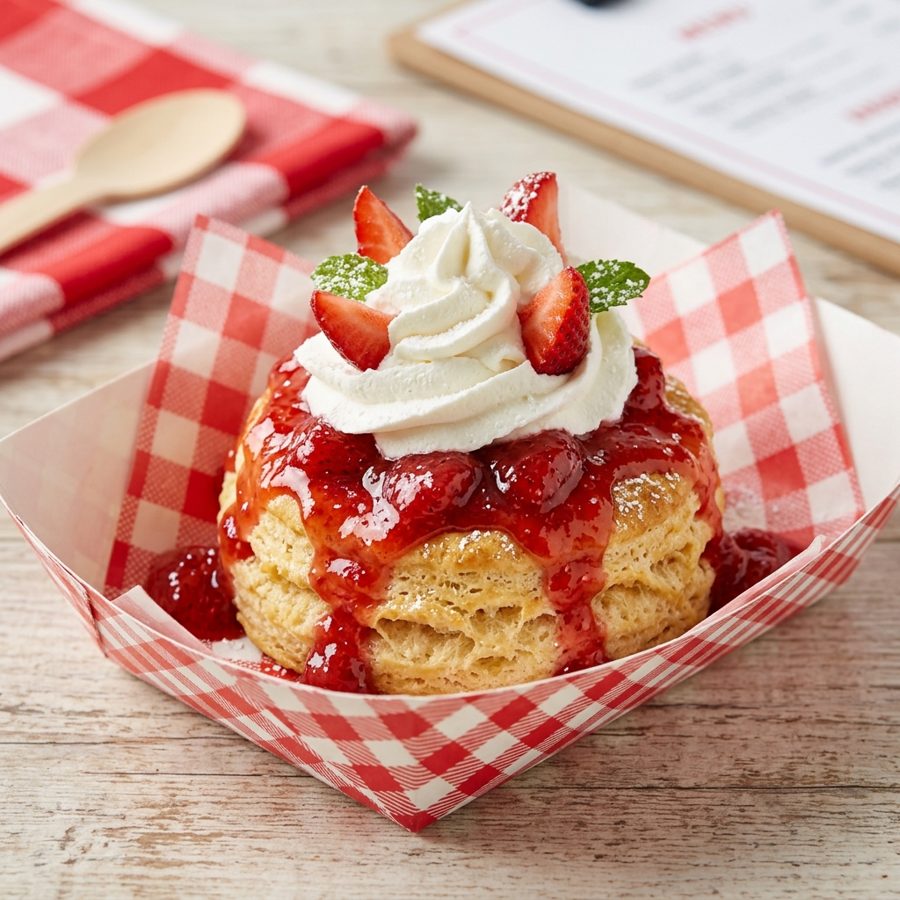 KFC Strawberry Dessert Biscuit