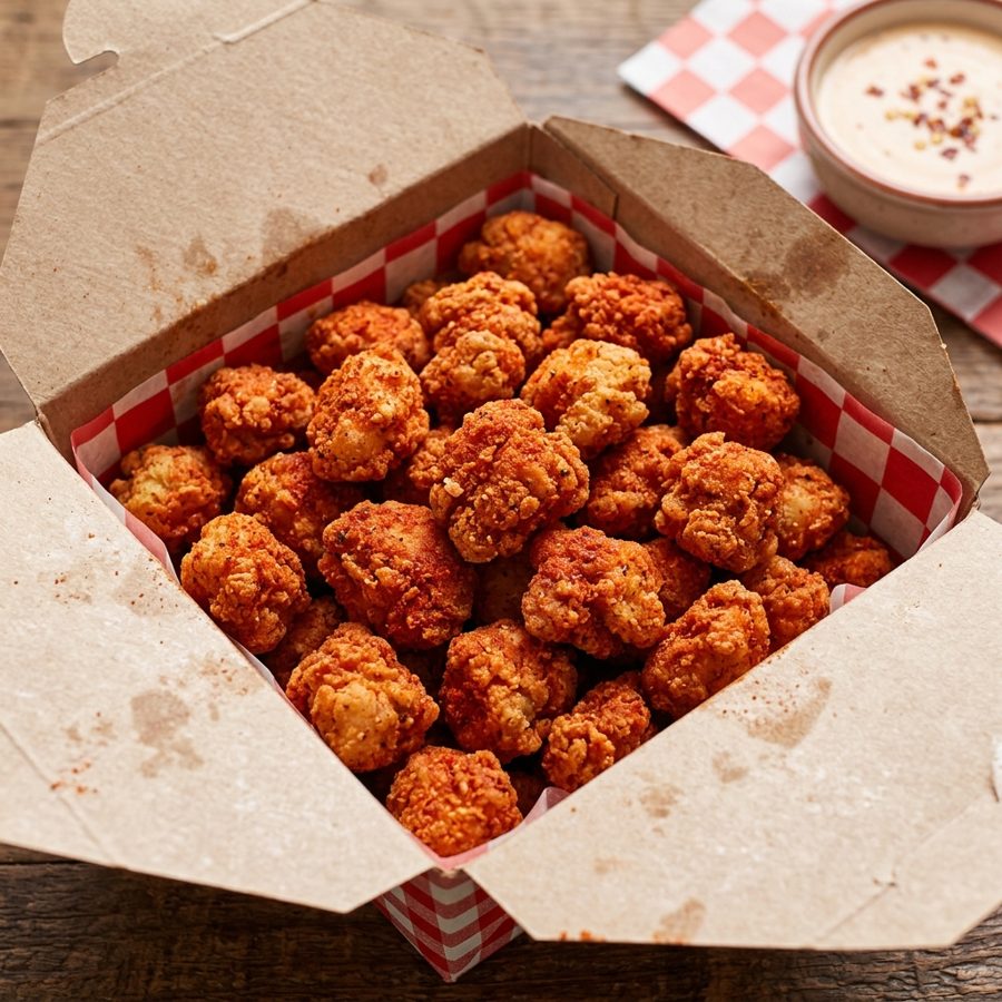 KFC Large Spicy Popcorn Chicken Only