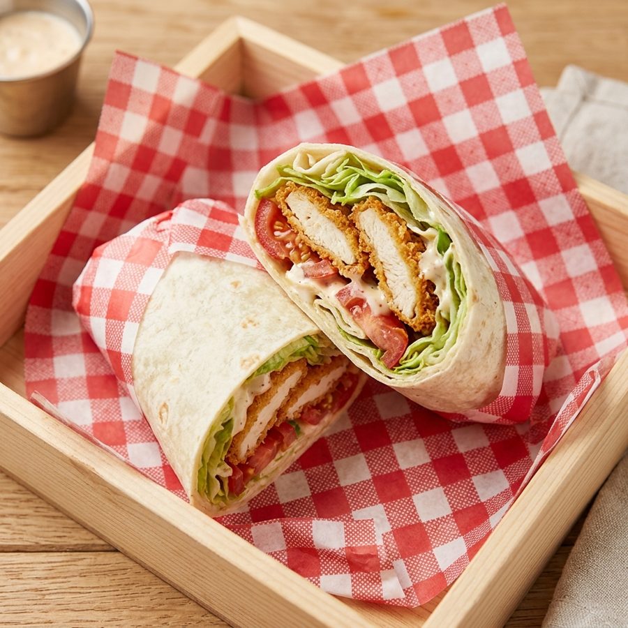 KFC Salad Wrap w/ Chicken